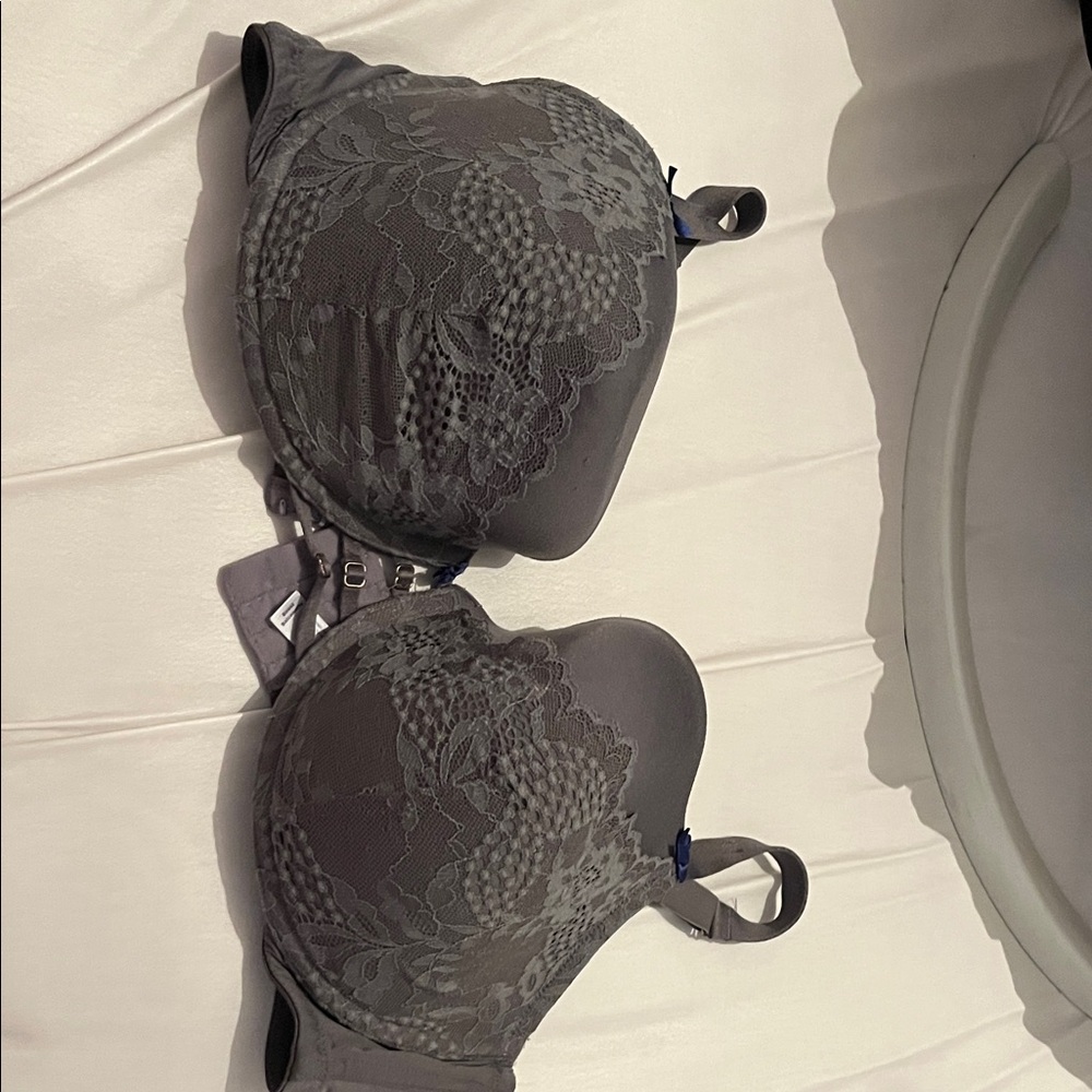 Cacique Charcoal Lace Bra